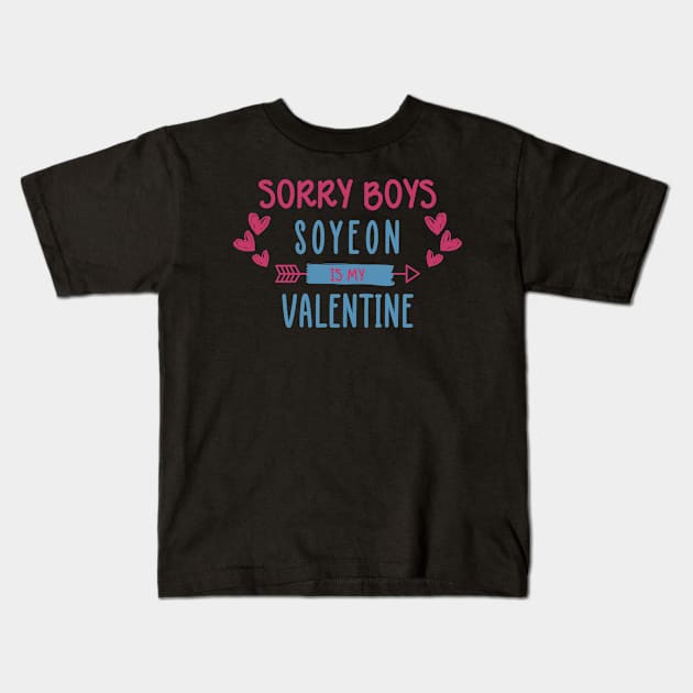 Sorry Boys Soyeon Is My Valentine (G)I-dle Kids T-Shirt by wennstore